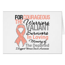 Tribute Support Uterine Cancer Awareness Cards