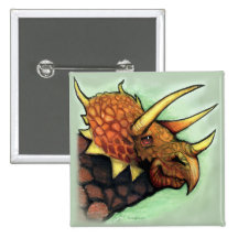 Triceratops Pins