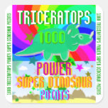 Triceratops Power Super Dinosaur 1000 Points Stickers