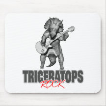 Triceratops Rock Mousepad