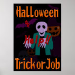 Trick or Job posters