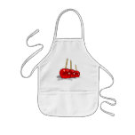 Trick or Treat 3 Red Candy Apples Aprons
