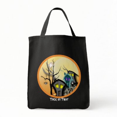 Trick or Treat Canvas Bag by harcordvalleyranch