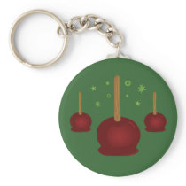 Trick or Treat Candy Apples Key Chain