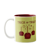 Trick or Treat Candy Apples Coffee Mugs