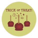 Trick or Treat Candy Apples stickers