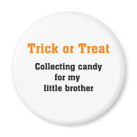 Trick or treat candy collector costume magnets