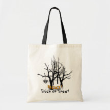 Trick or Treat Canvas Bag