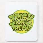 trick or treat design mouse mat