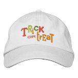 TRICK OR TREAT Eclectic Halloween Embroidery Hat embroidered hats