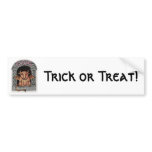 Trick or Treat! (gargoyle) sticker bumper stickers