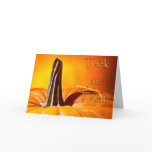 Trick or Treat Halloween card