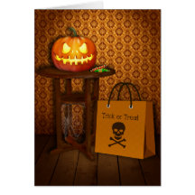 Trick or Treat - Halloween Greeting Card