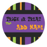 Trick or Treat Halloween Label stickers