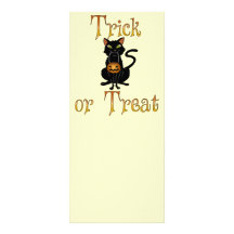 Trick or Treat Kitty Rack Card