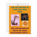 Trick or Treat Neighbourhood Party Invitation