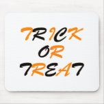 Trick or Treat Orange and Black Mousemats