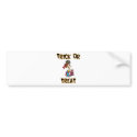 Trick Or Treat (Pirate Costume) bumper stickers