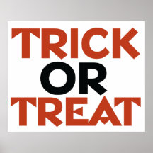 Trick or Treat Print