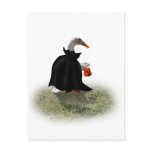 Trick or Treat Time for Dracula Duck postcards