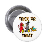 Trick Or Treat (Trick-Or-Treaters With Dog) Pins