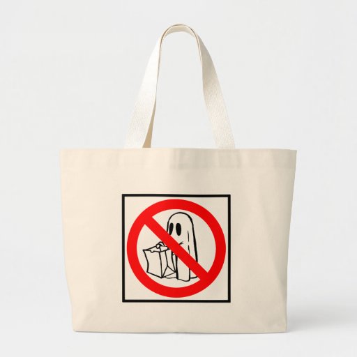Trick or Treaters Prohibited - Halloween Sign Canvas Bag