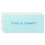 Trick or Tweet rack cards