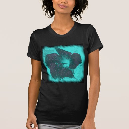 Tricolor Abstract Hibiscus T Shirts