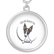 Tricolor Rat Terrier IAAM Custom Necklace