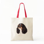 Tricolour king charles ( english toy ) spaniel bag