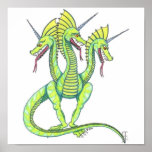 Tricorn Dragon Print