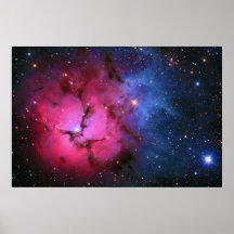 Trifid Emission Reflection Nebula M20 NGC 6514 Posters