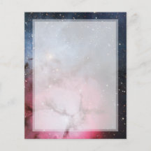 Trifid Nebula Space Astronomy Flyer Design