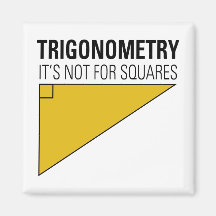 Trigonometry Fridge Magnets