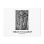 Trilobite Anyone? (Fossilised Trilobite) postcards