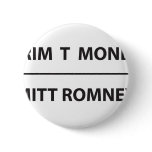 trim t money - mitt romney buttons