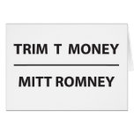 trim t money - mitt romney cards