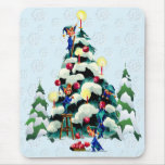 TRIMMING the TREE by SHARON SHARPE mousepads