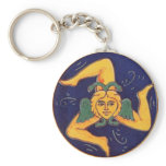 Trinacria Keychain