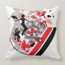 Trini Slangs and Flagwoman Pillow
