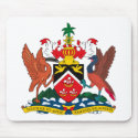 Trinidad And Tobago Coat of Arms Mousepad