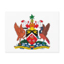 Trinidad And Tobago Coat of Arms Postcard