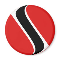 Trinidad and Tobago Fisheye Flag Magnet