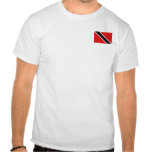 Trinidad and Tobago Flag and Map T-Shirt