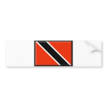 Trinidad and Tobago Flag bumper stickers