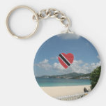 Trinidad and Tobago Flag Key Chain