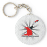 Trinidad And Tobago Flag Map 2.0 keychains