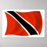 Trinidad and Tobago Flag Poster Print