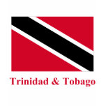 Trinidad and Tobago Flag with Name t-shirts