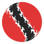 Trinidad and Tobago Gnarly Flag stickers